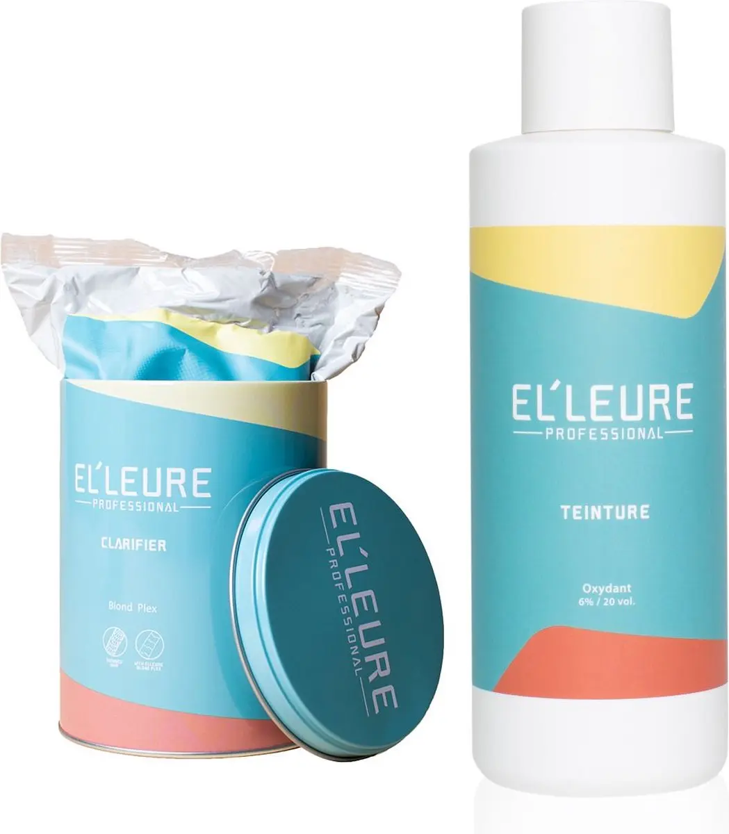 Elleure Clarifier Blond Plex 500g + Oxydant 6% 1000ml