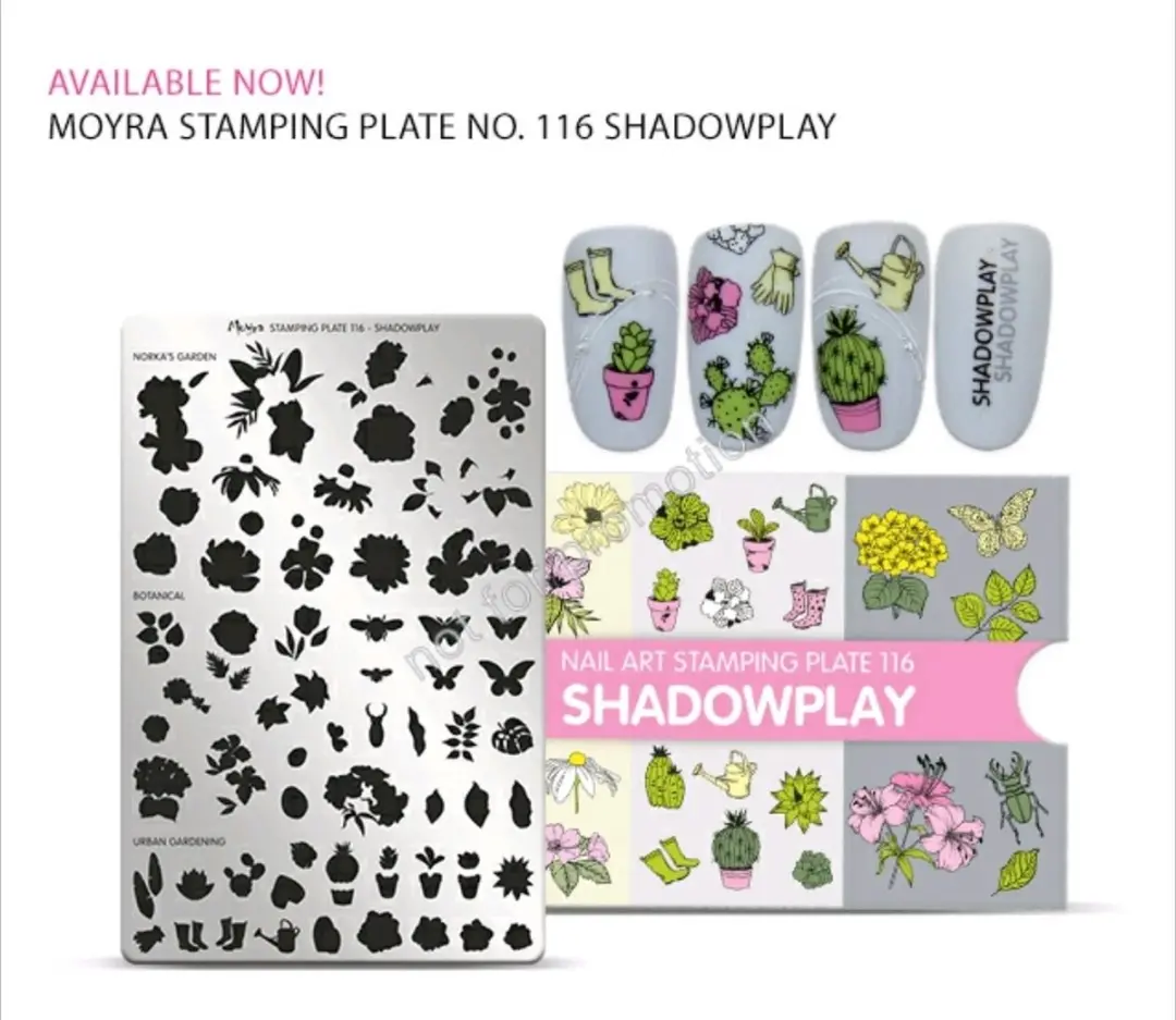 Moyra Stamping Plate 116 Shadowplay - 55g