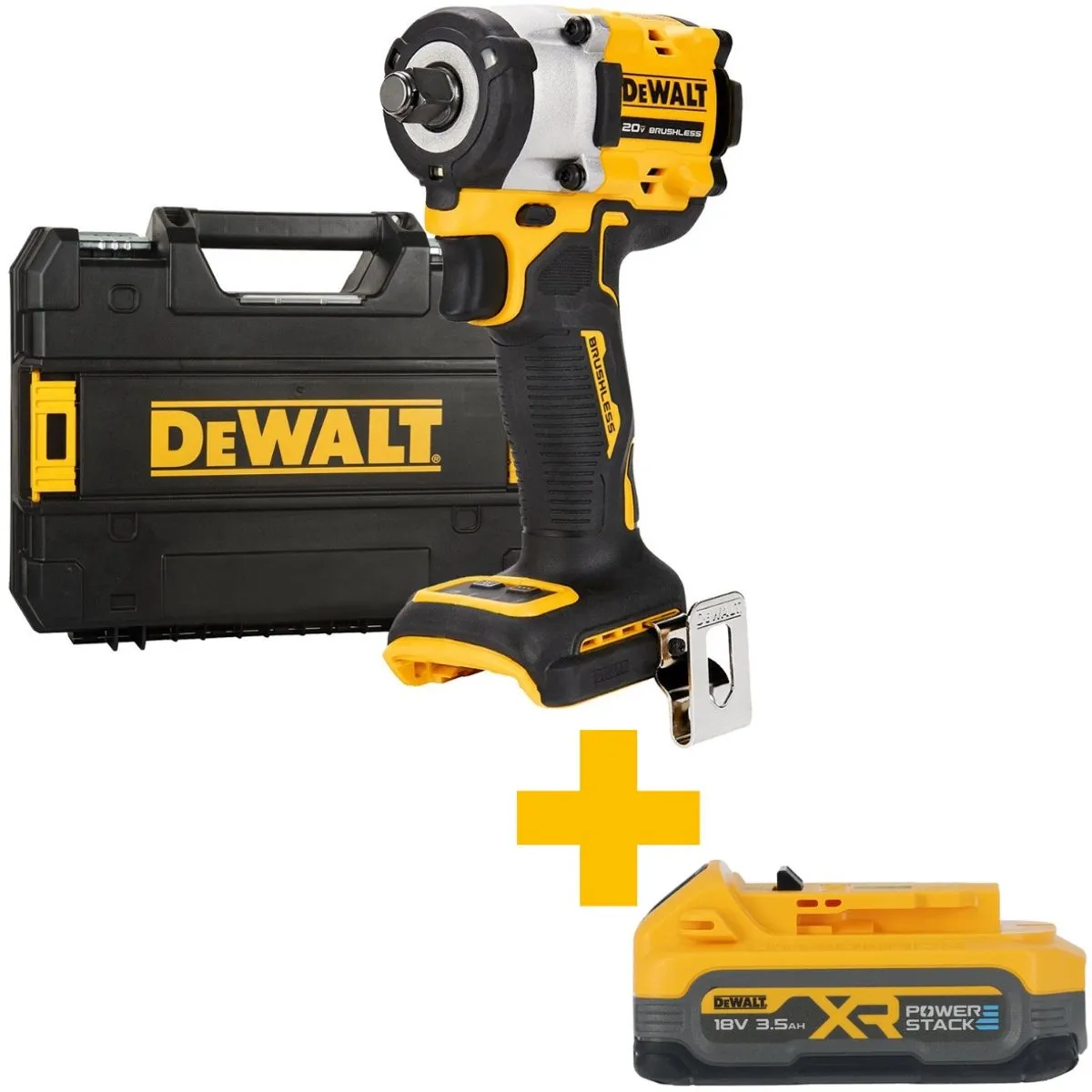 DeWalt DCF921NT Slagmoersleutel 406Nm 18V XR - TSTAK