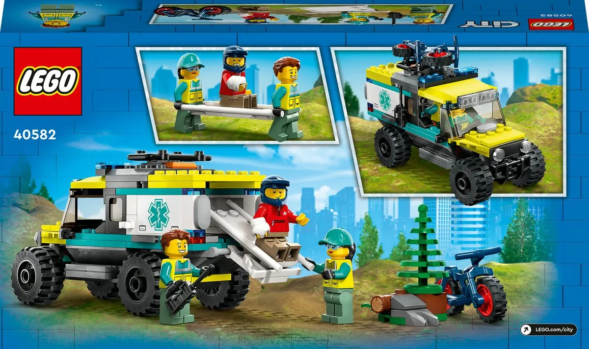 LEGO City 4x4 Terreinambulance 40582 - 162 Stukken