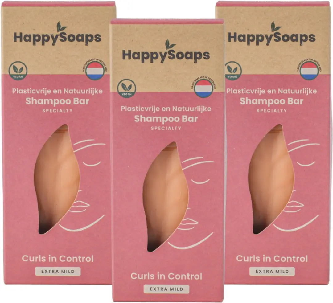 HappySoaps Krullen Shampoo Bar