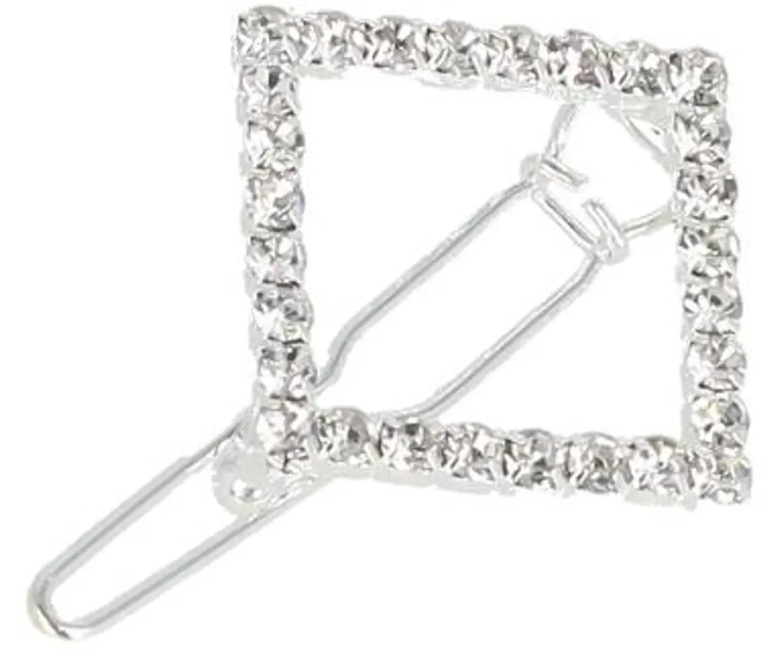 Haarsoires Haarspeld 2cm - Strass Zilver