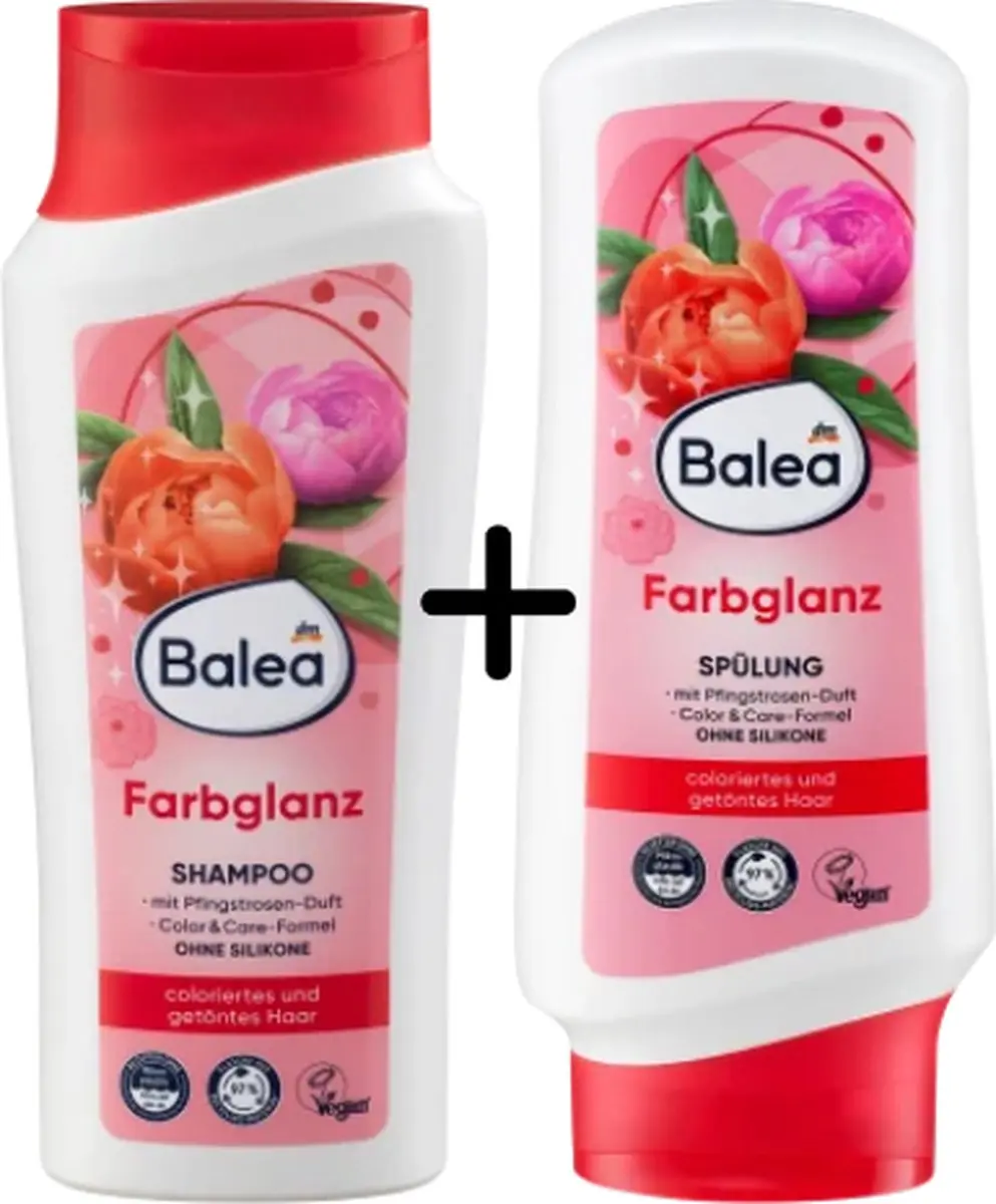Balea Kleurglans Shampoo & Conditioner 2x300ml
