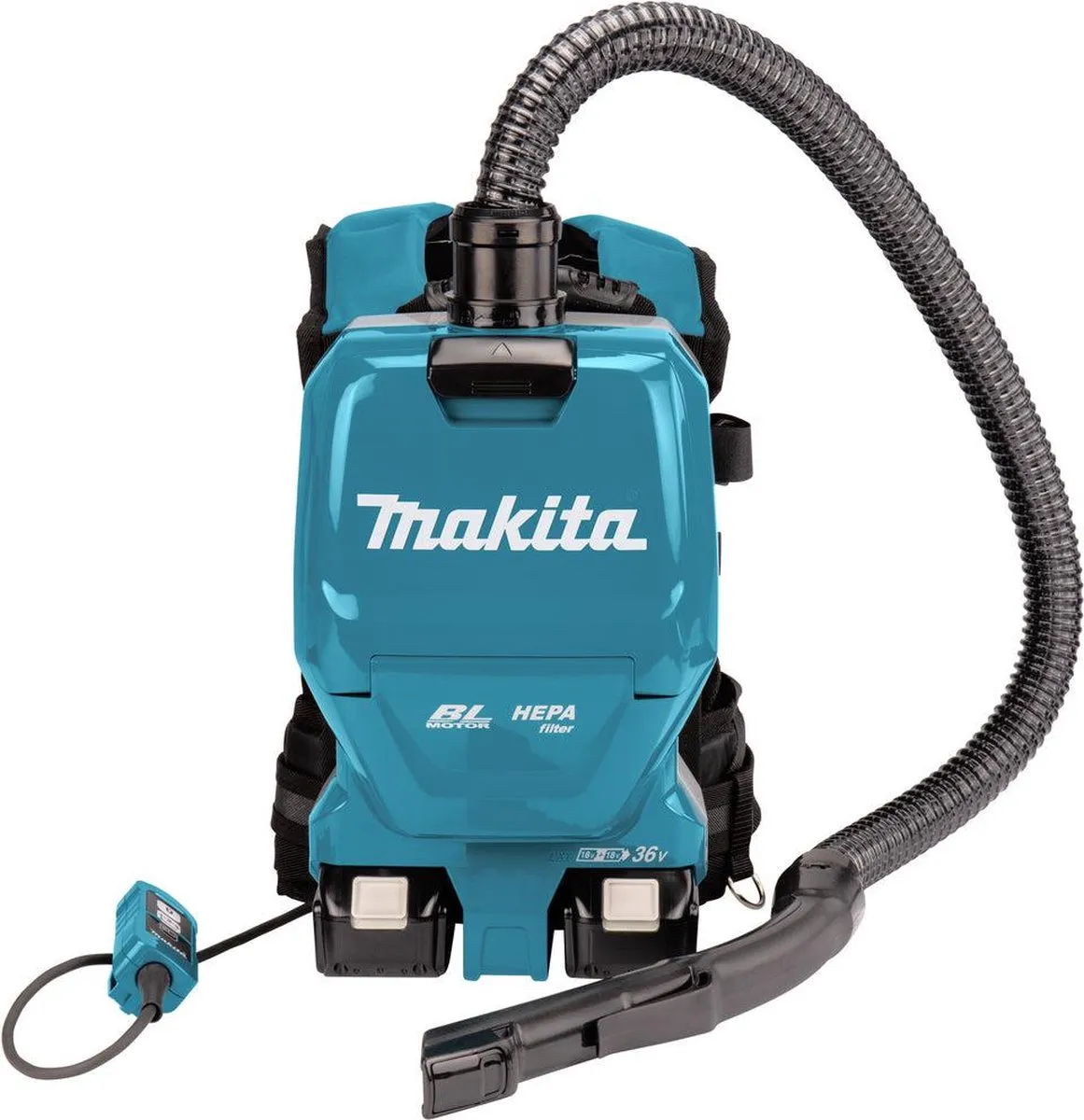 Makita DVC261TX22 Accu Rugstofzuiger 2x18V