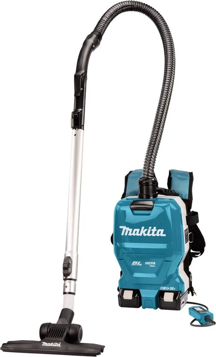 Makita DVC261TX22 Accu Rugstofzuiger 2x18V