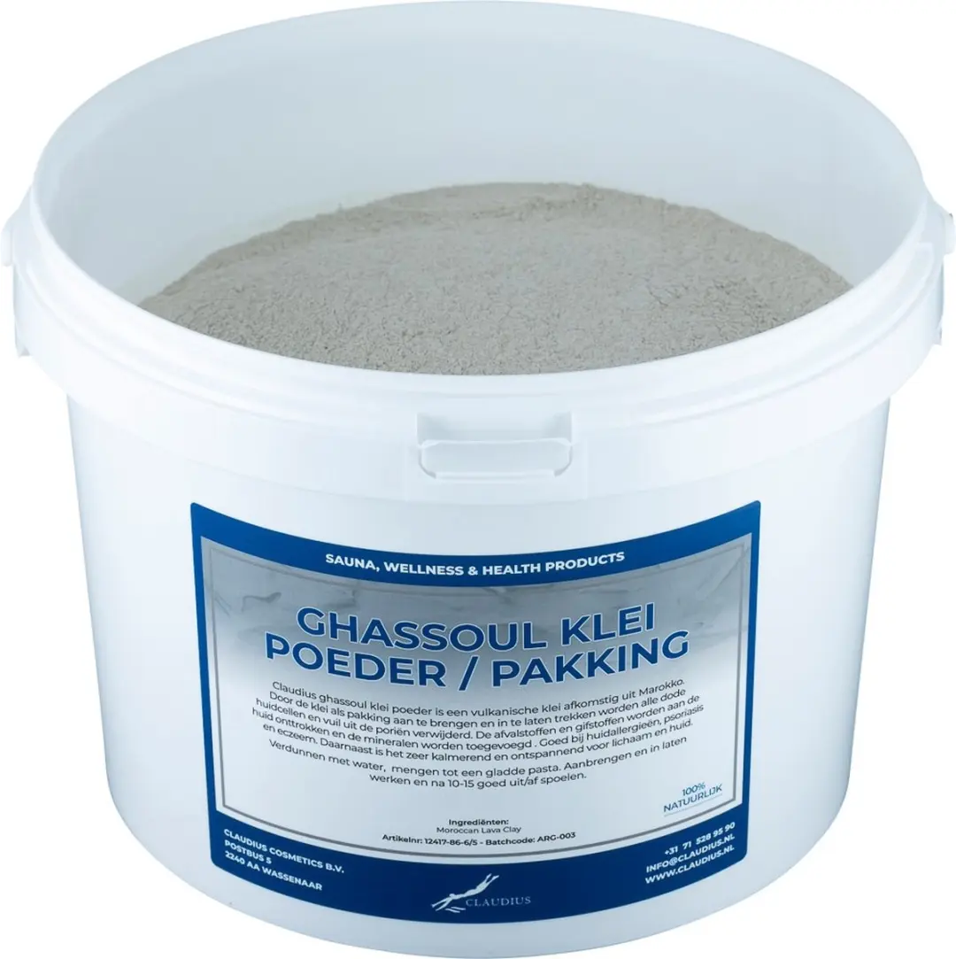 Splashbox Cosmetics Ghassoul Klei Poeder 1 kg