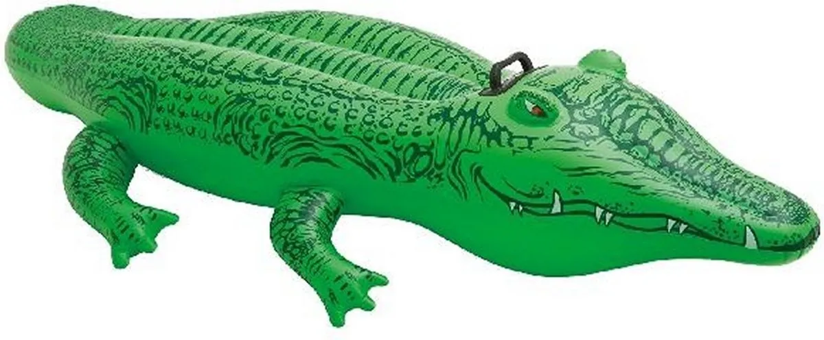 Intex Water Ride-on Krokodil 168x86cm - Groen