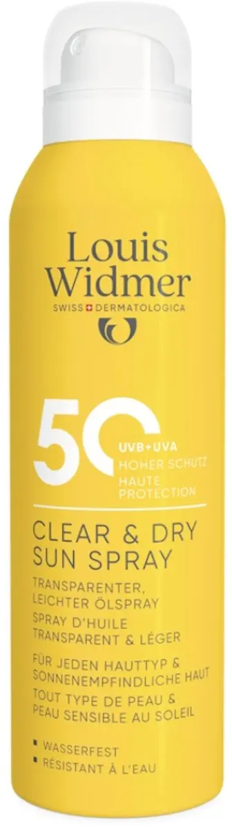 Louis Widmer Zonnespray SPF 50 Dry Touch 200ml