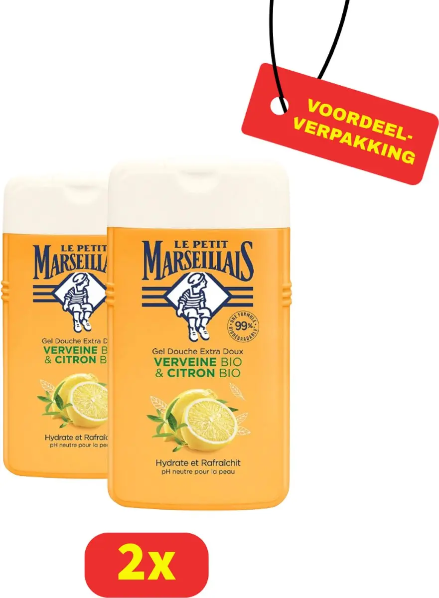Le Petit Marseillais Douchegel IJzerkruid & Citroen 2x250ml