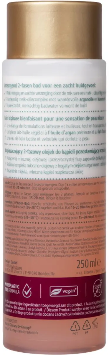 Kneipp 2 Fasen Bad Argan Oat Milk 100ml