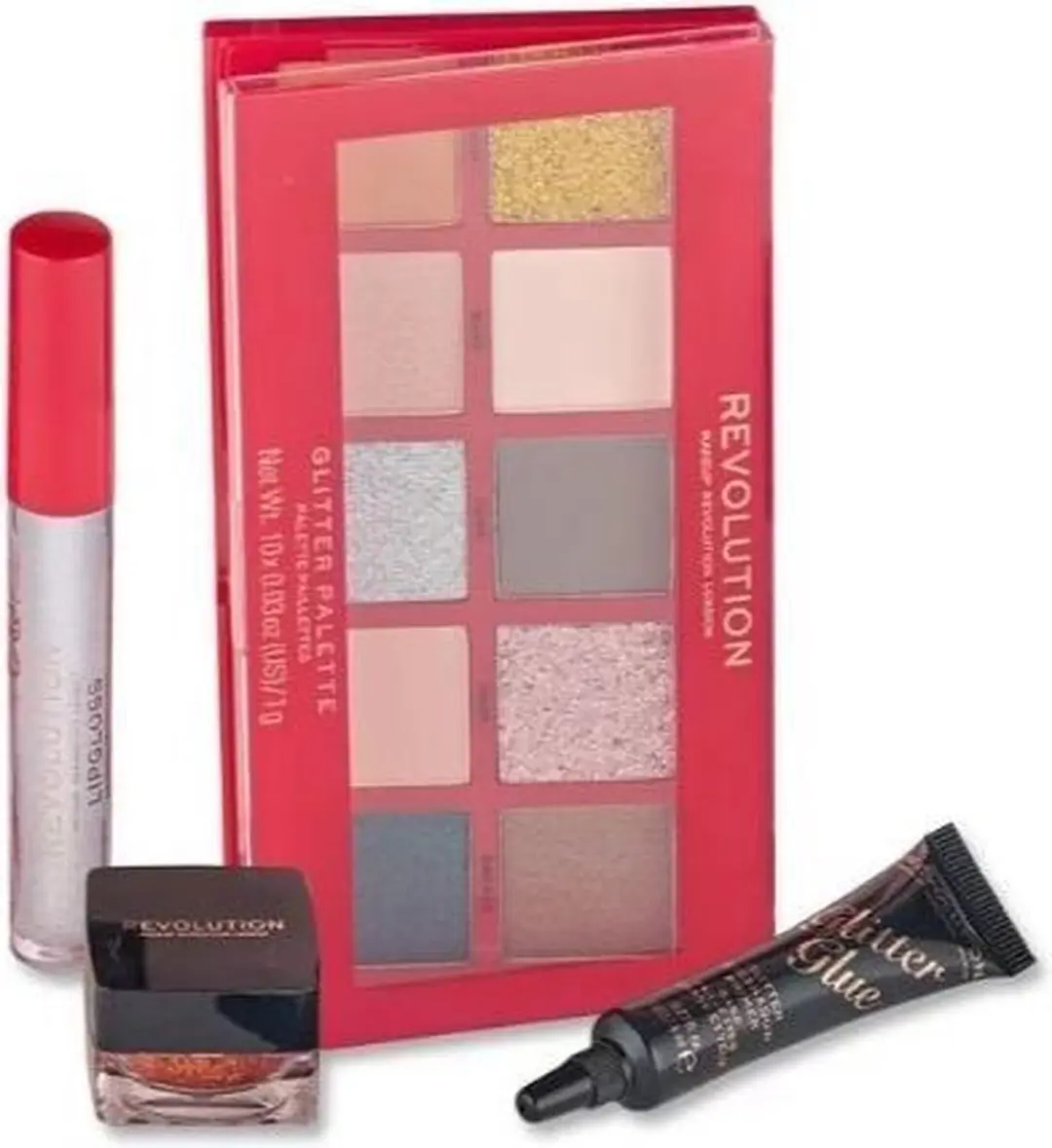 Makeup Revolution Glitter & Shimmer Kit - 4 Stuks