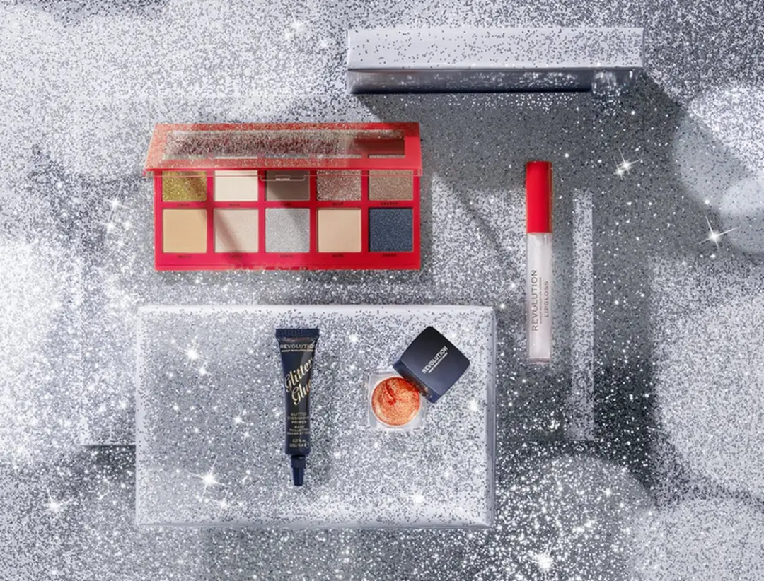 Makeup Revolution Glitter & Shimmer Kit - 4 Stuks