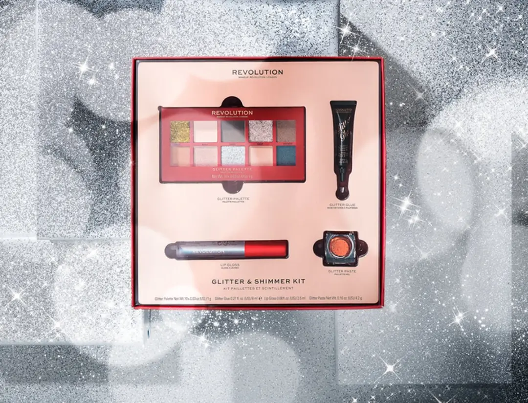 Makeup Revolution Glitter & Shimmer Kit - 4 Stuks