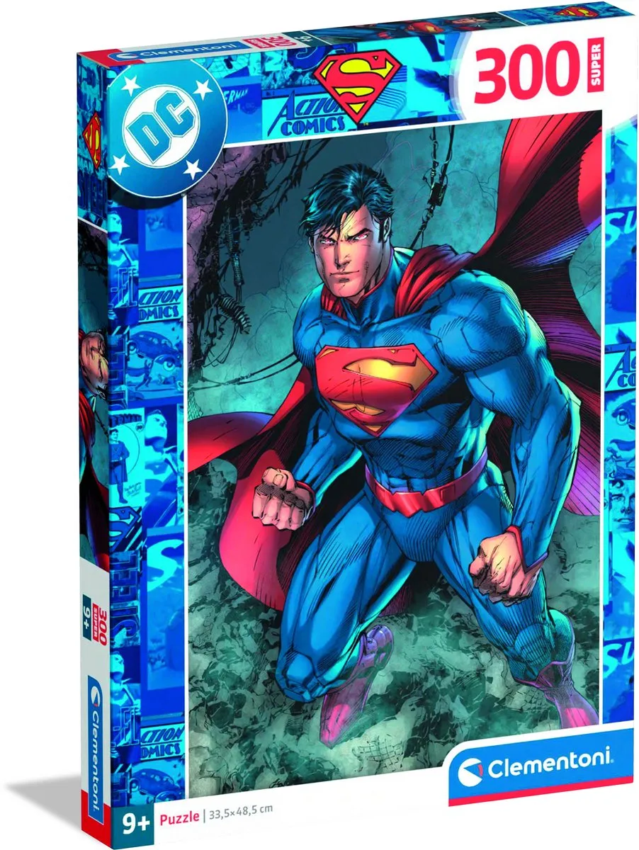 Clementoni Superman Puzzel 300 Stukjes - Multikleur