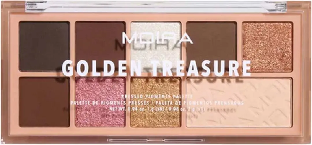 Moira Pressed Pigments Palette 03 Golden Treasure