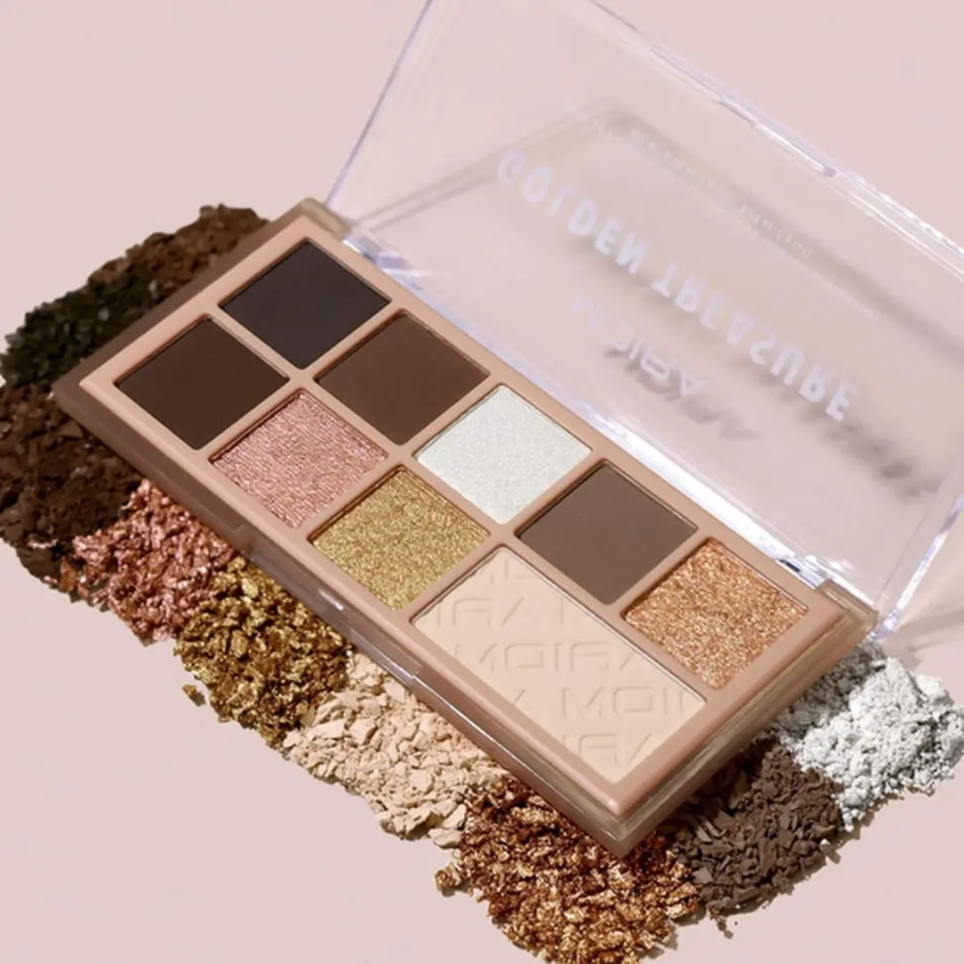 Moira Pressed Pigments Palette 03 Golden Treasure - 9 Kleuren