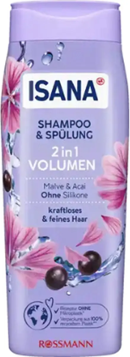 Isana 2+1 Volumeshampoo & Conditioner 300ml