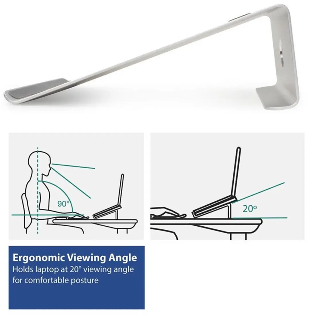 ACT AC8115 Laptopstandaard 15.6" - Zilver