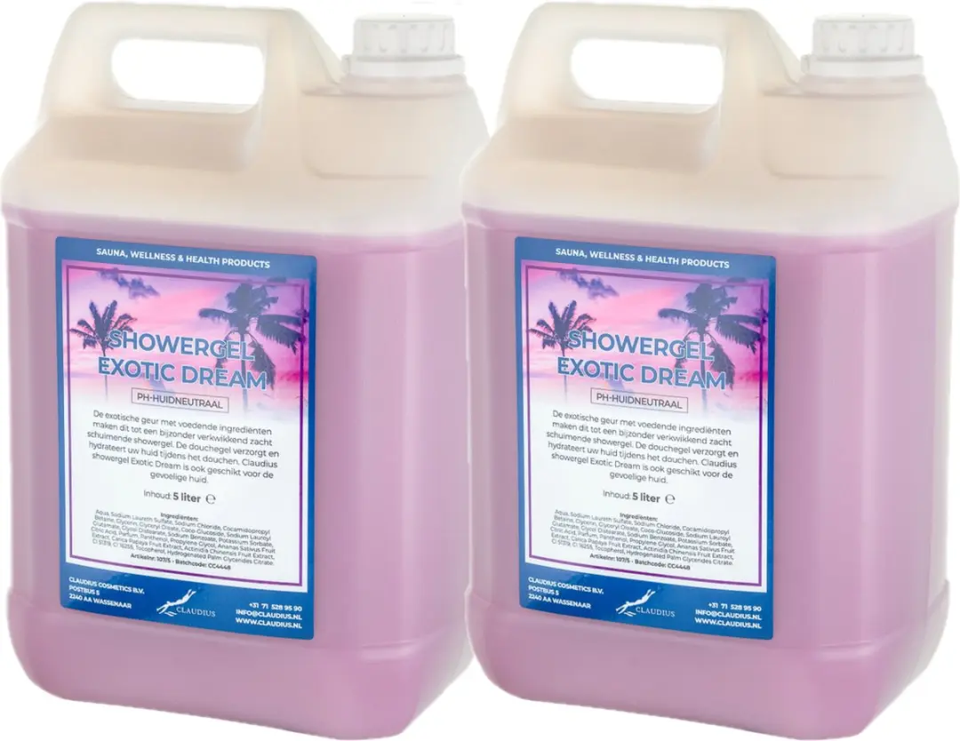 Splashbox Cosmetics Claudius Douchegel Exotic Dream 5L