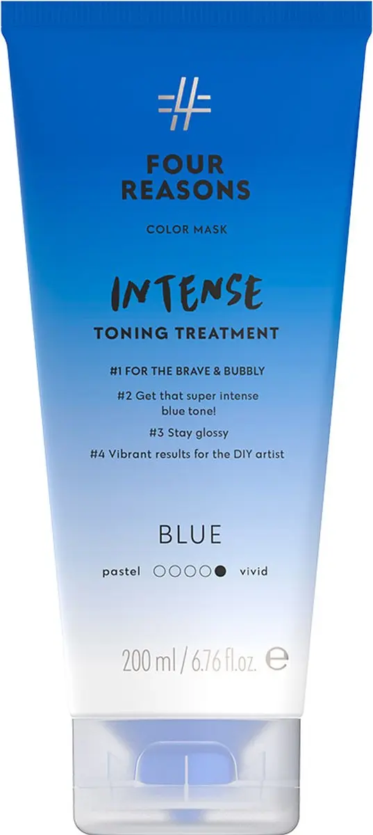 Four Reasons Color Mask Intense Toning Treatment Blauw 250ml