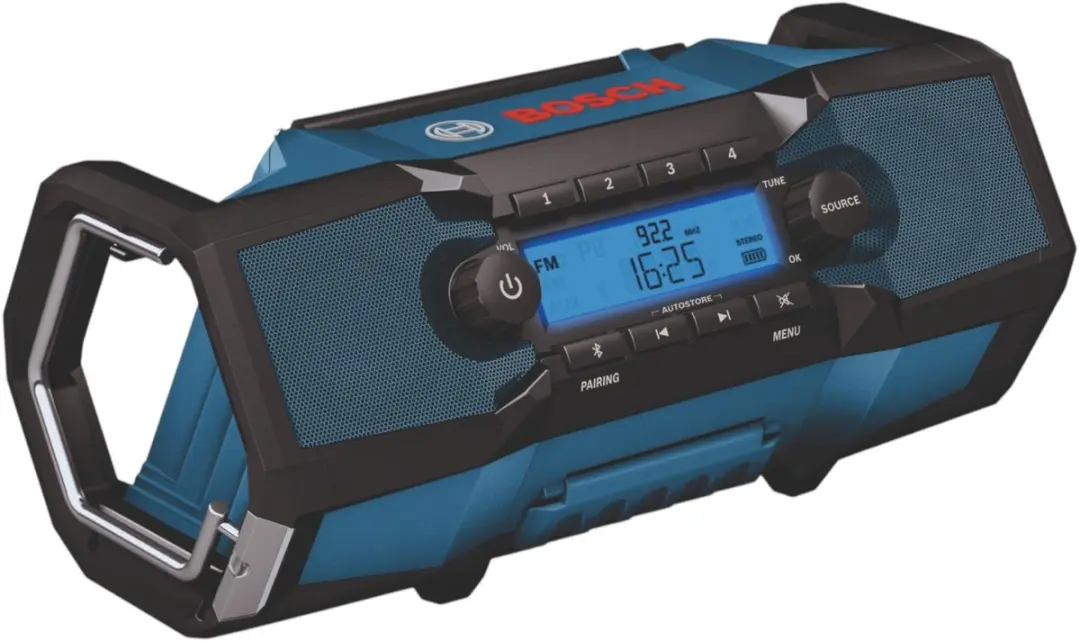 Bosch Professional GPB 18V-2 C Bouwradio - Blauw - afbeelding 6 van 6