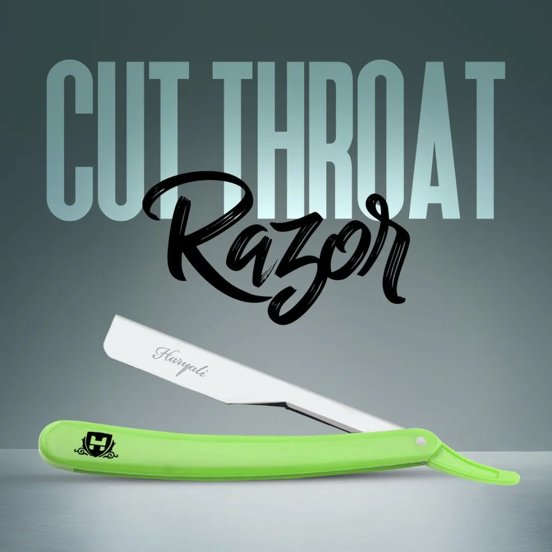 Haryali London Cut Throat Scheermes Groen - 1 Mesje - afbeelding 6 van 6