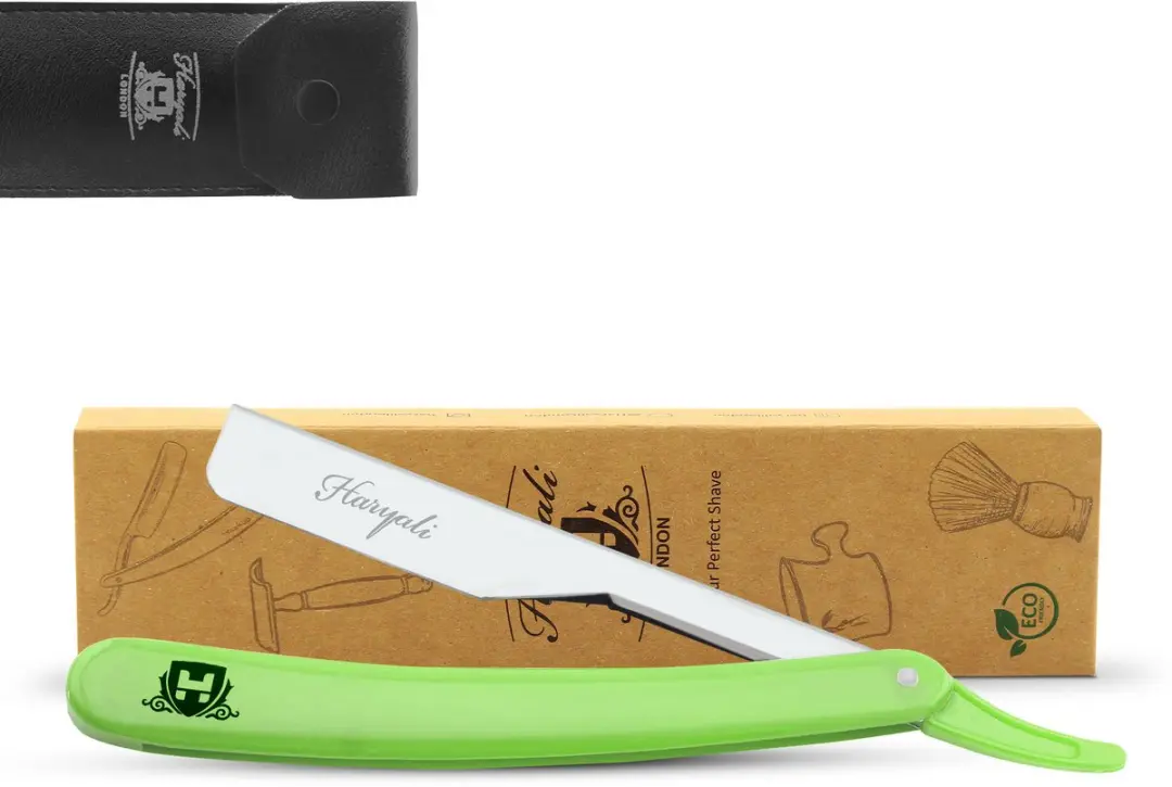 Haryali London Cut Throat Scheermes Groen