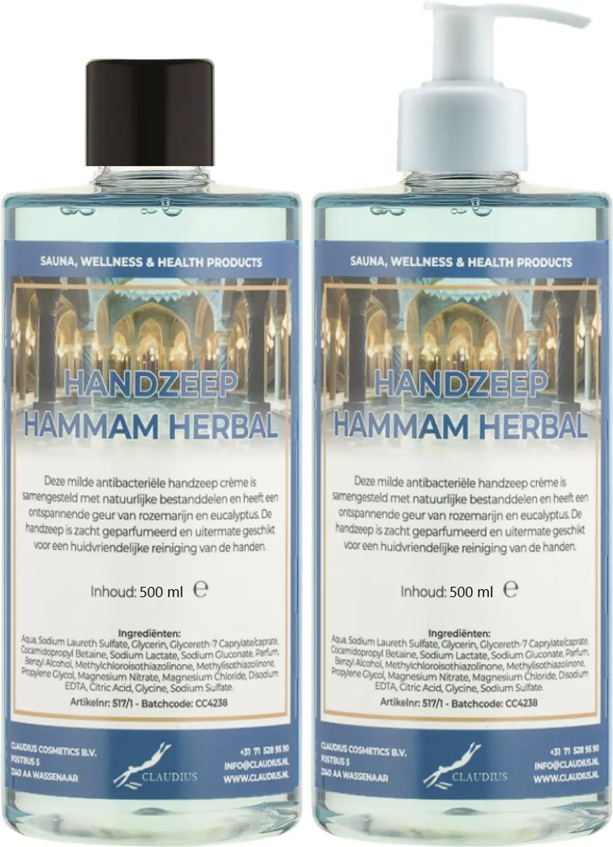 Splashbox Cosmetics Hammam Herbal Handzeep 500ml