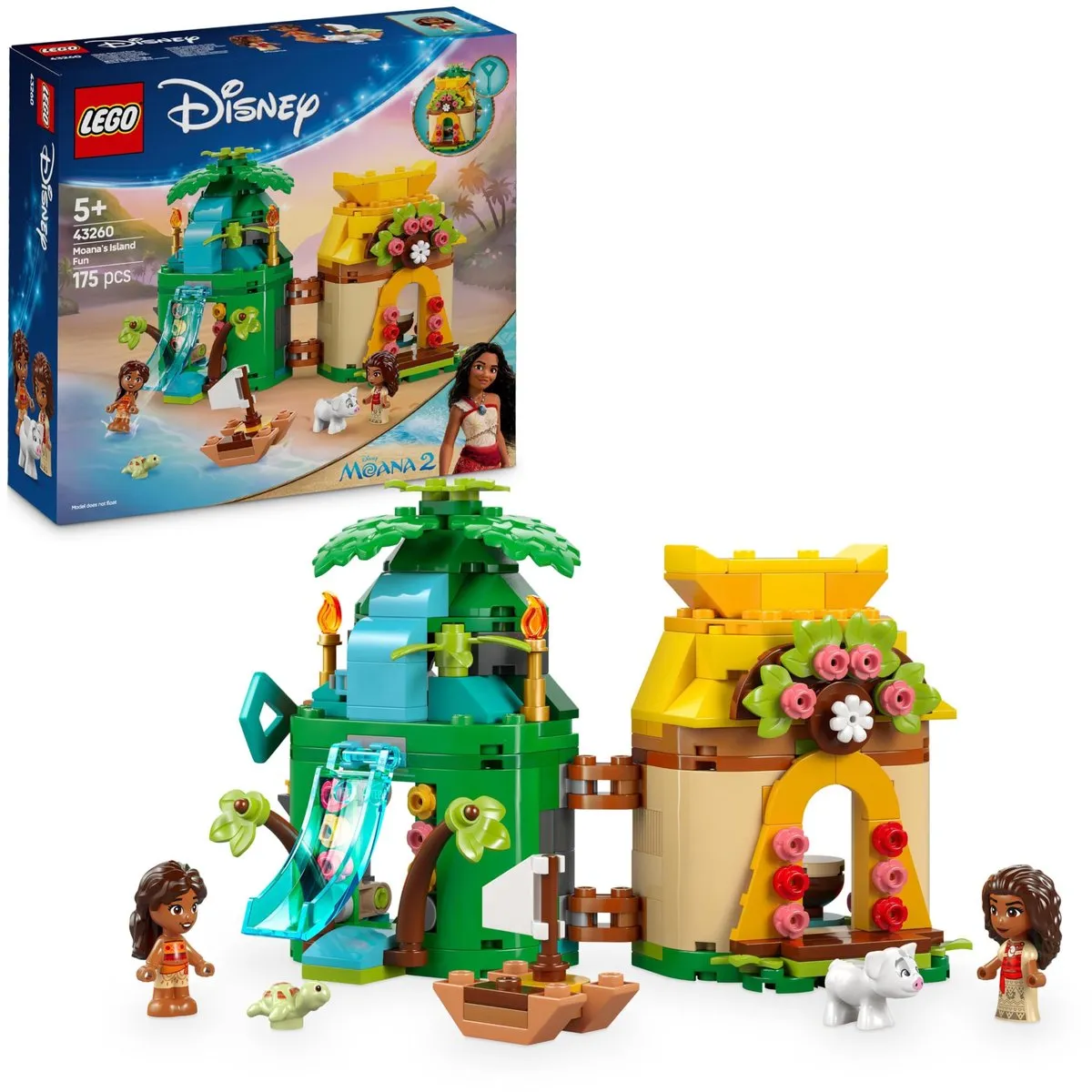 LEGO Disney Princess Vaiana Speeleiland 43260 - 175 Stukken