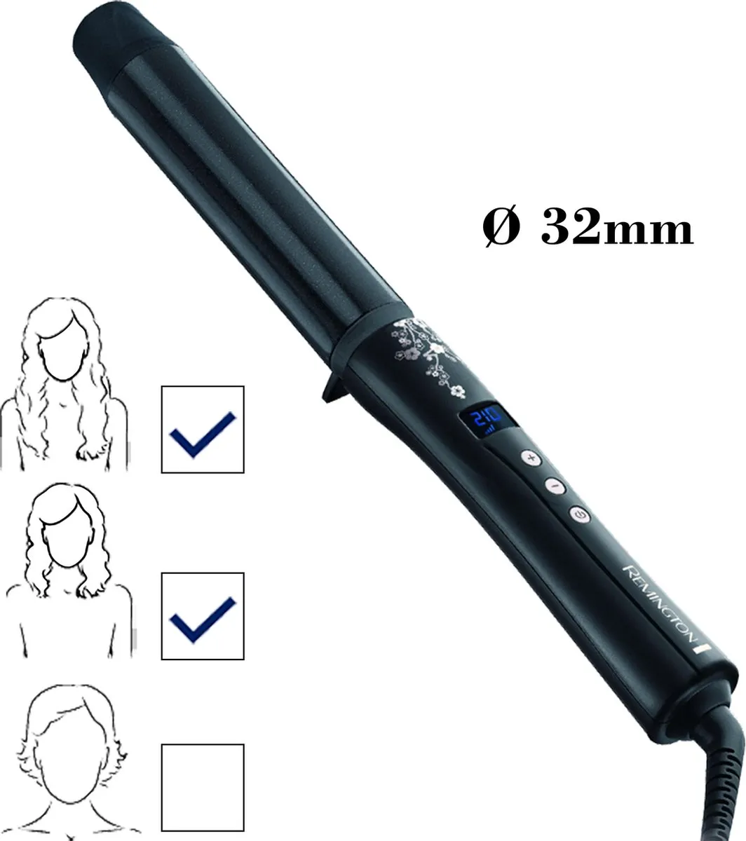 Remington CI9532 Pearl Pro Krultang 32mm - Wit/Zwart