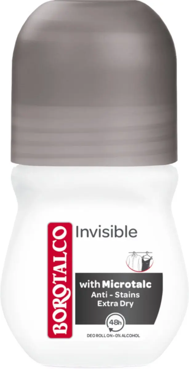 Borotalco Invisible Deodorant Roller 50ml