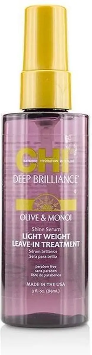 Chi Natural Life Deep Brilliance Olive & Monoi Shine Serum 177ml - afbeelding 6 van 6