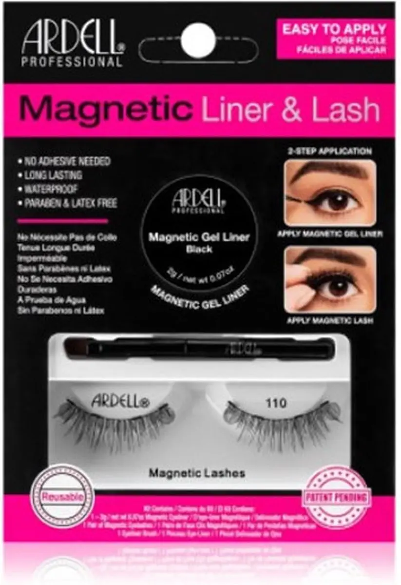 Ardell Magnetic Liner & Lash 110 Double Zwart - 2 Stuks - afbeelding 6 van 6
