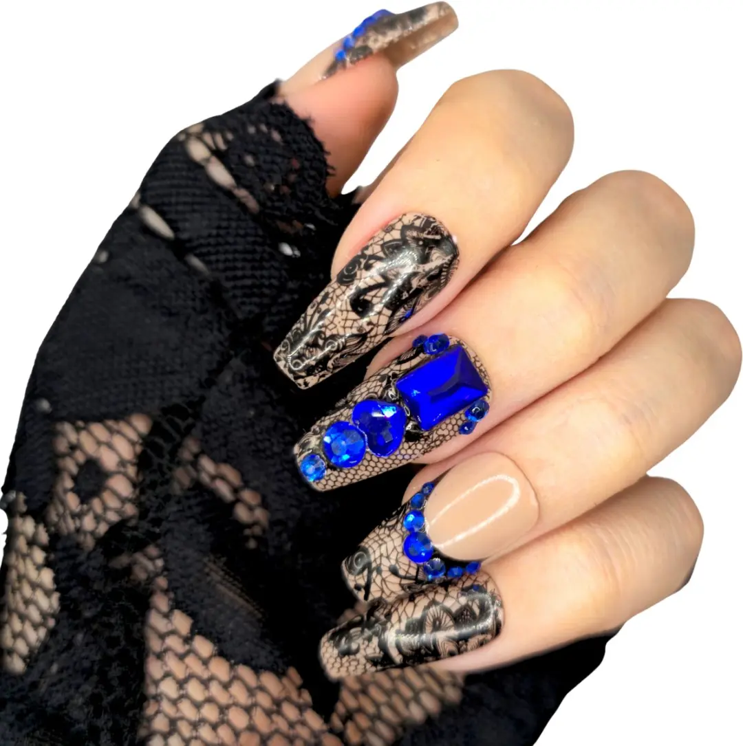 SD Press on Nails No 51 Royals Blauw