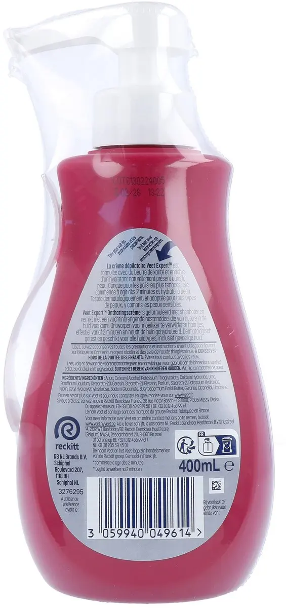 Veet Expert Ontharingscrème Gevoelige Huid 400ml
