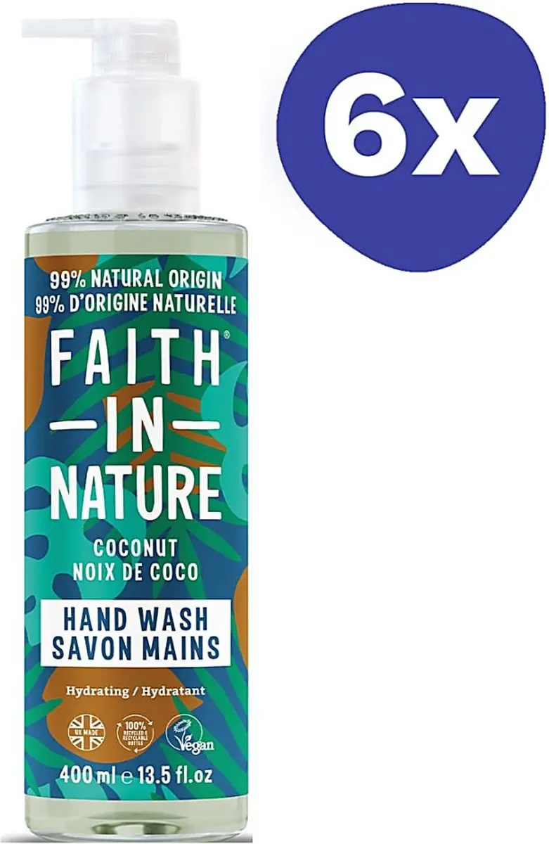 Faith In Nature Kokosnoot Handzeep 400ml