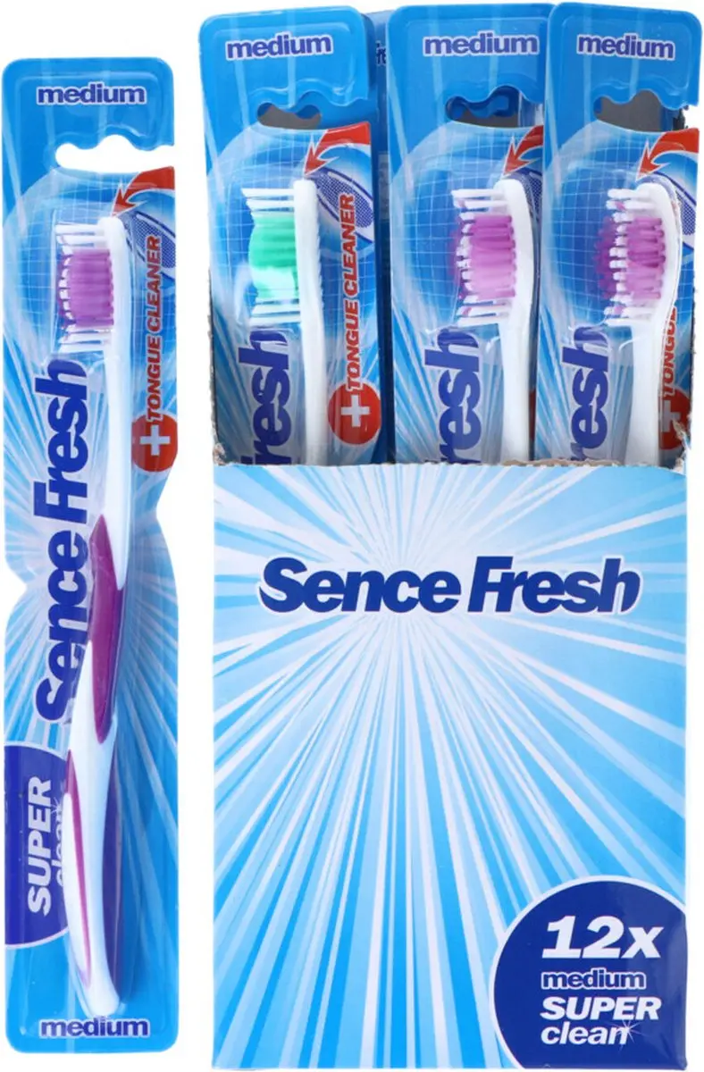 Sence Tandenborstels Fresh Super Clean Medium