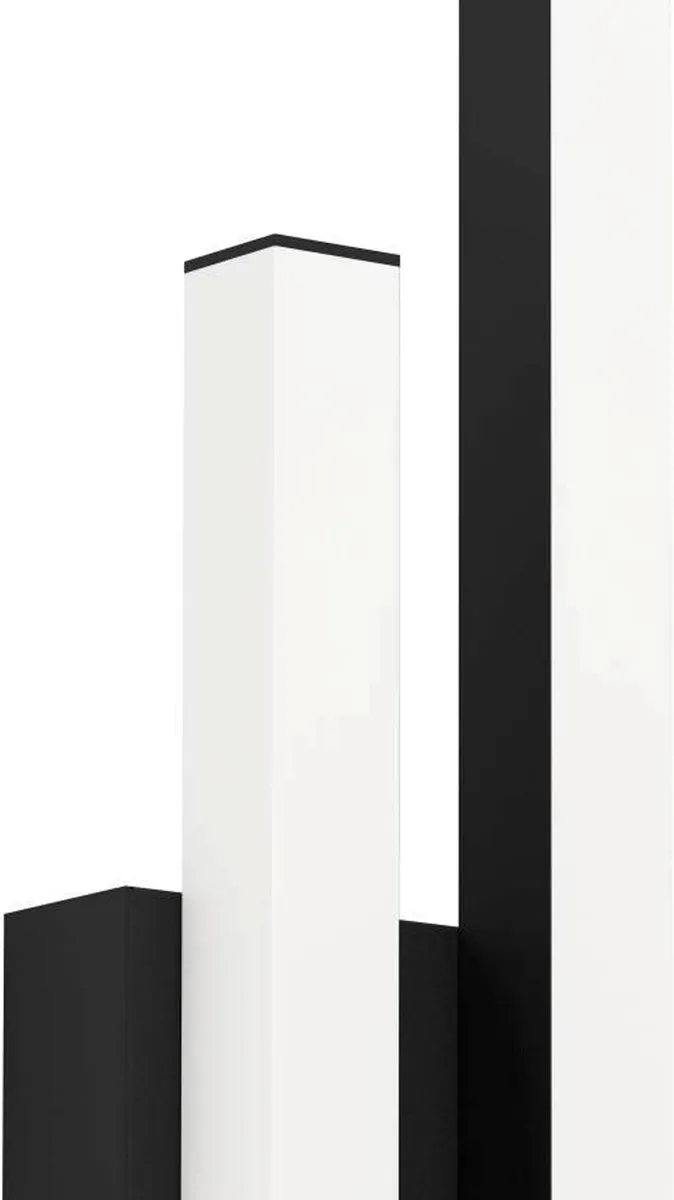 Eglo Serricella Wandlamp Buiten LED 49,5cm - Zwart/Wit