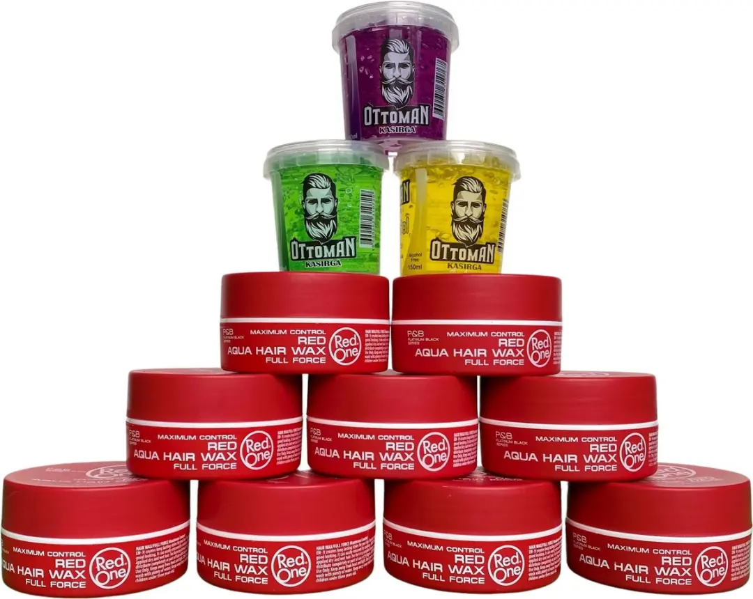 Red One Aqua Hair Wax 150ml + Ottoman Hair Gel 150ml