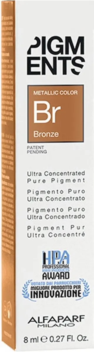 ALFAPARF Pigments Ultra Concentrated Bronze - 6x8ml