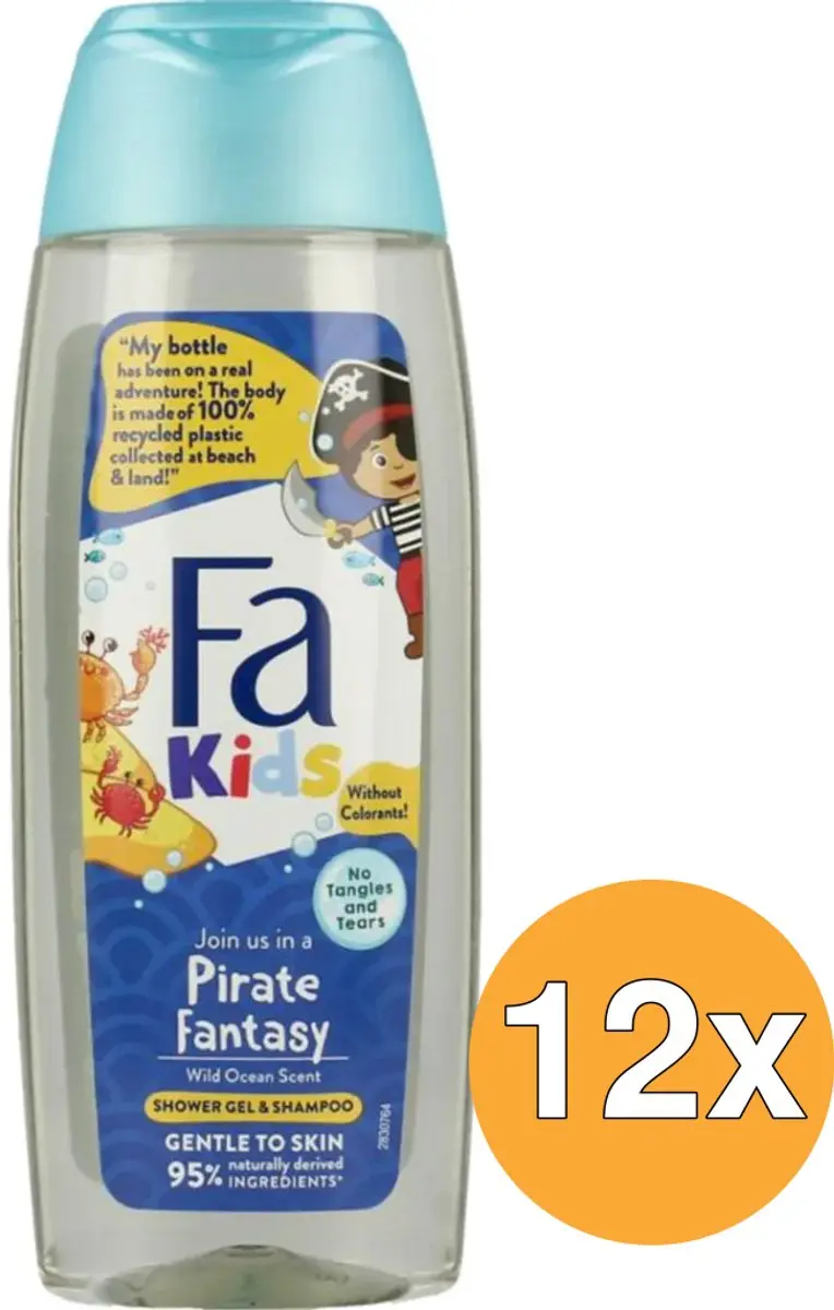 Fa Kids Douche & Shampoo Piraat 250ml