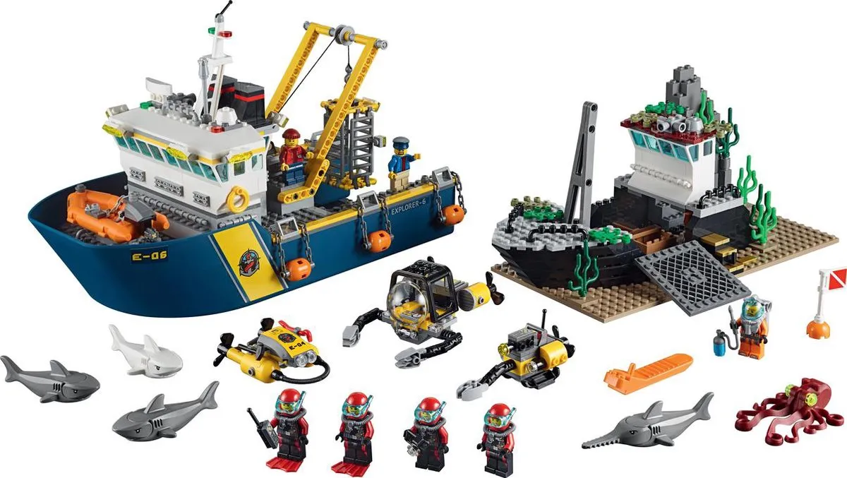 LEGO City Diepzee Onderzoeksschip 60095 - 717 Stukken
