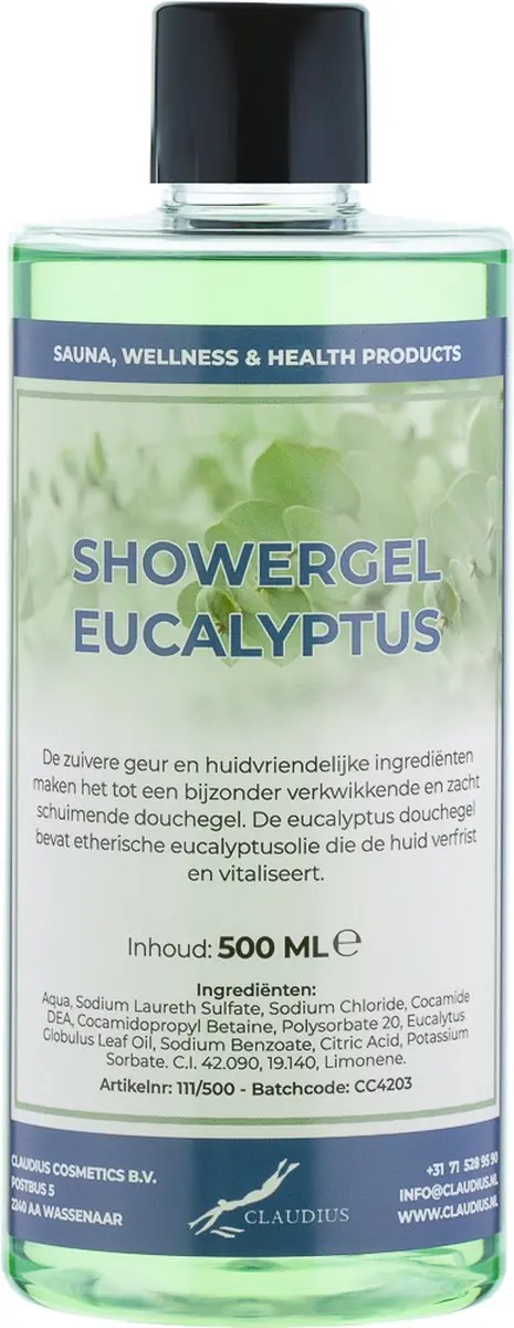 Splashbox Cosmetics Douchegel Eucalyptus 500ml