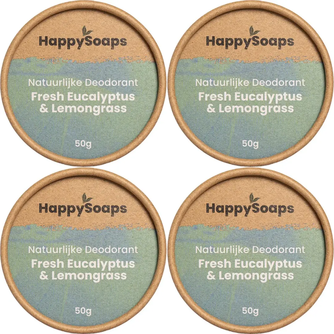 HappySoaps Natuurlijke Deodorant Fresh Eucalyptus 200g