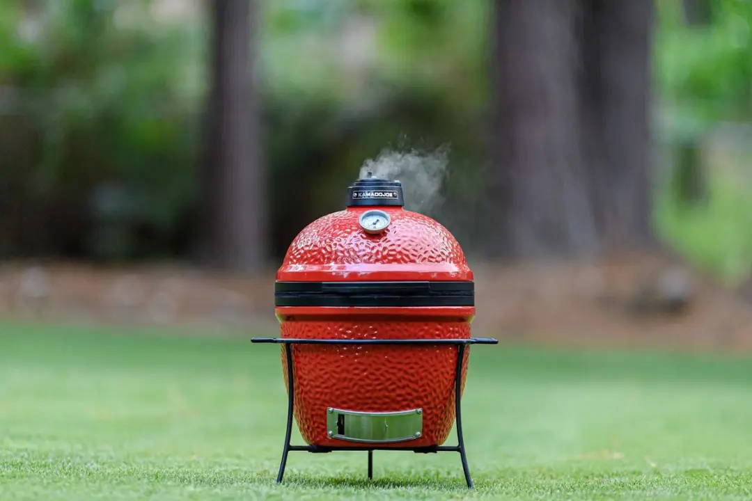 Kamado Joe Joe Jr. BBQ - 34cm - 6 Burgers - Rood