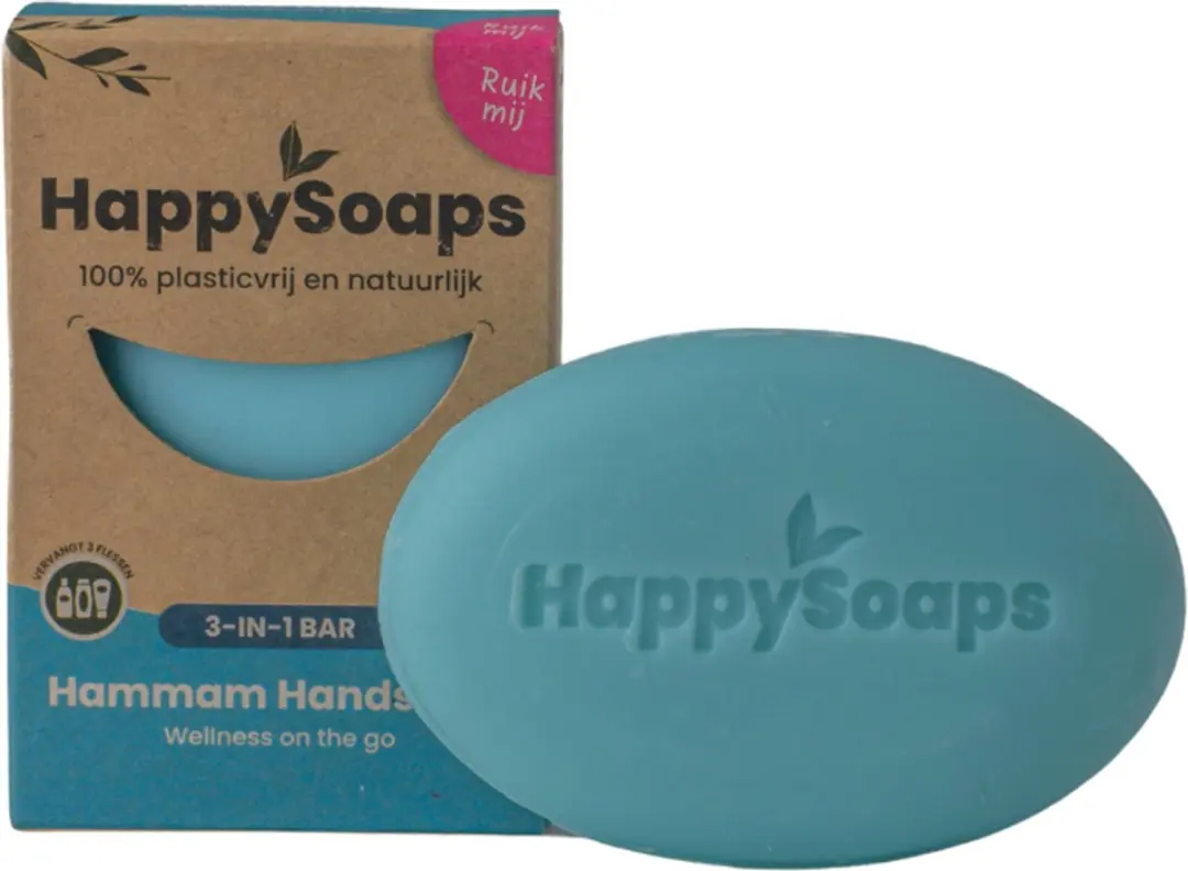 HappySoaps Hammam Bar 3-in-1 Giftset 2 Stuks - 130g