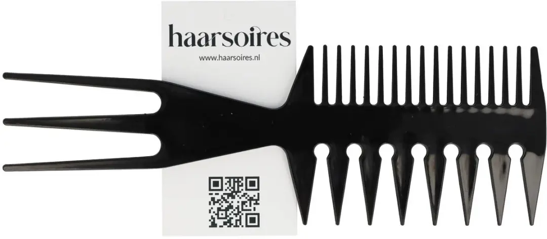 Haarsoires Vorkkam 20cm - Grove Kam - Zwart