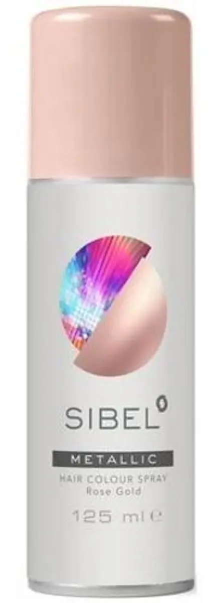 Sibel Metallic Hair Colour Spray Rosé Goud 125ml