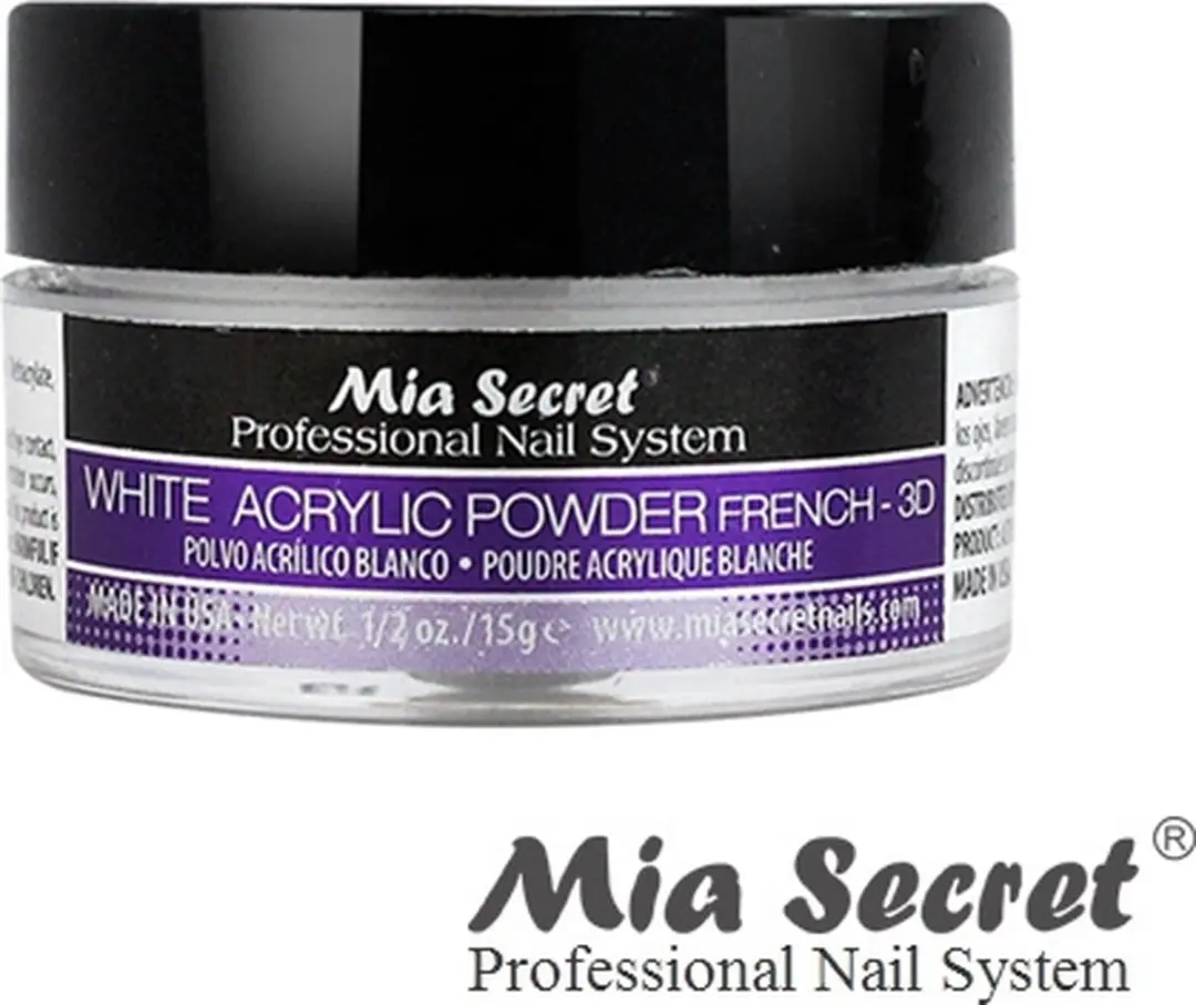 Mia Secret Acrylpoeder Wit 15ml