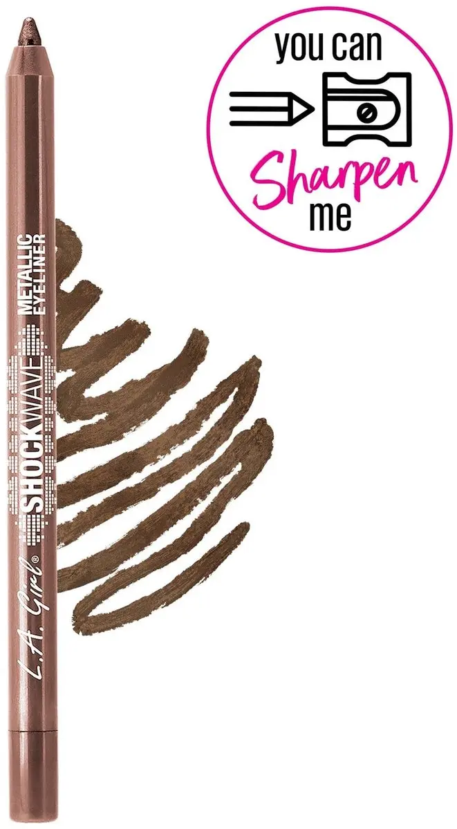 L.A. Girl Shockwave Metallic Eyeliner Bruin - 6g